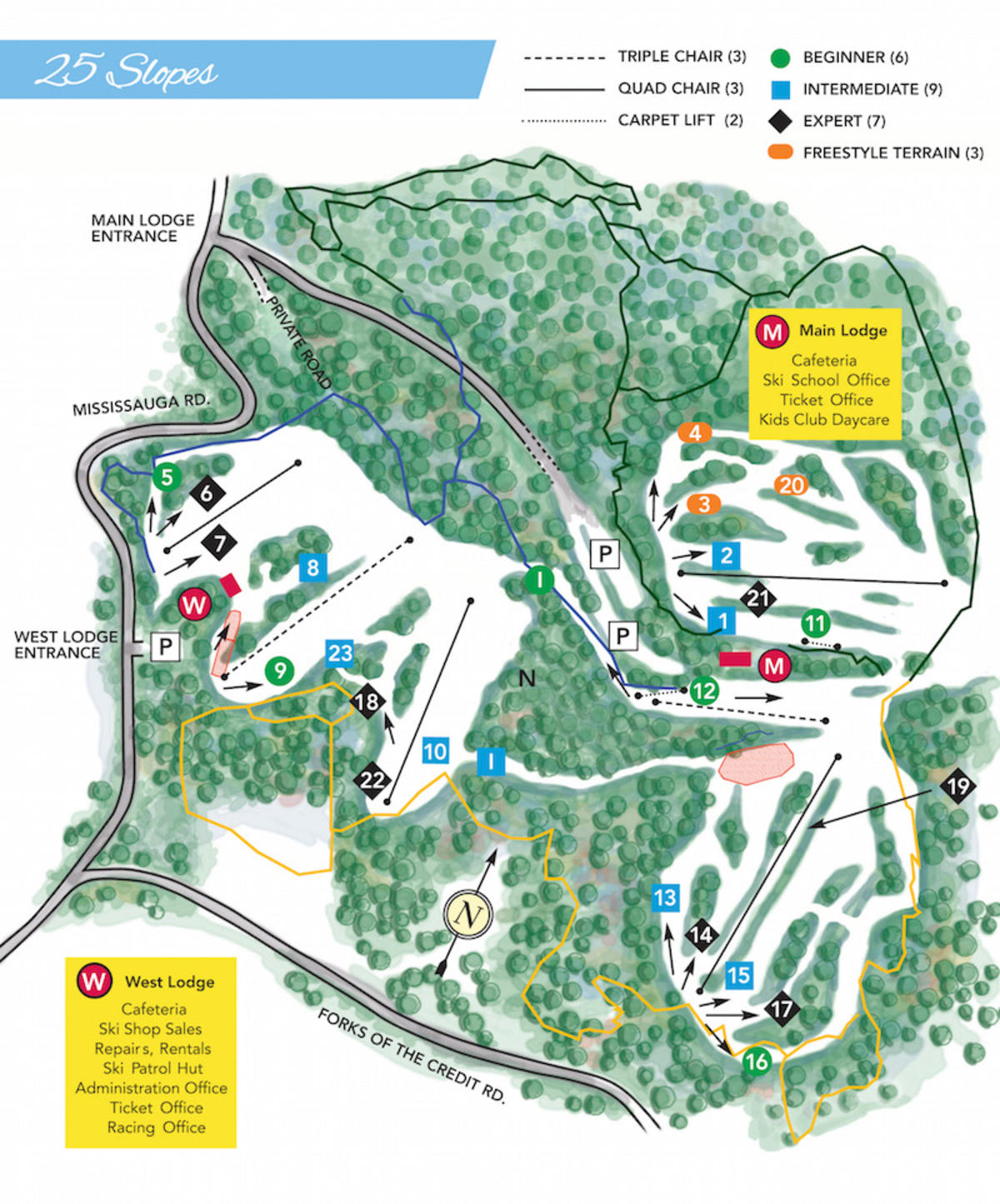 Caledon Trail Map Skicentral